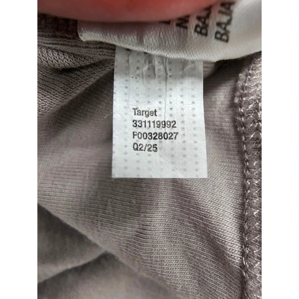 Wild Fable Gray Hooded Long Sleeve Top XXS Cotton Modal Stretch 331 11 9992 NWT - Picture 6 of 7